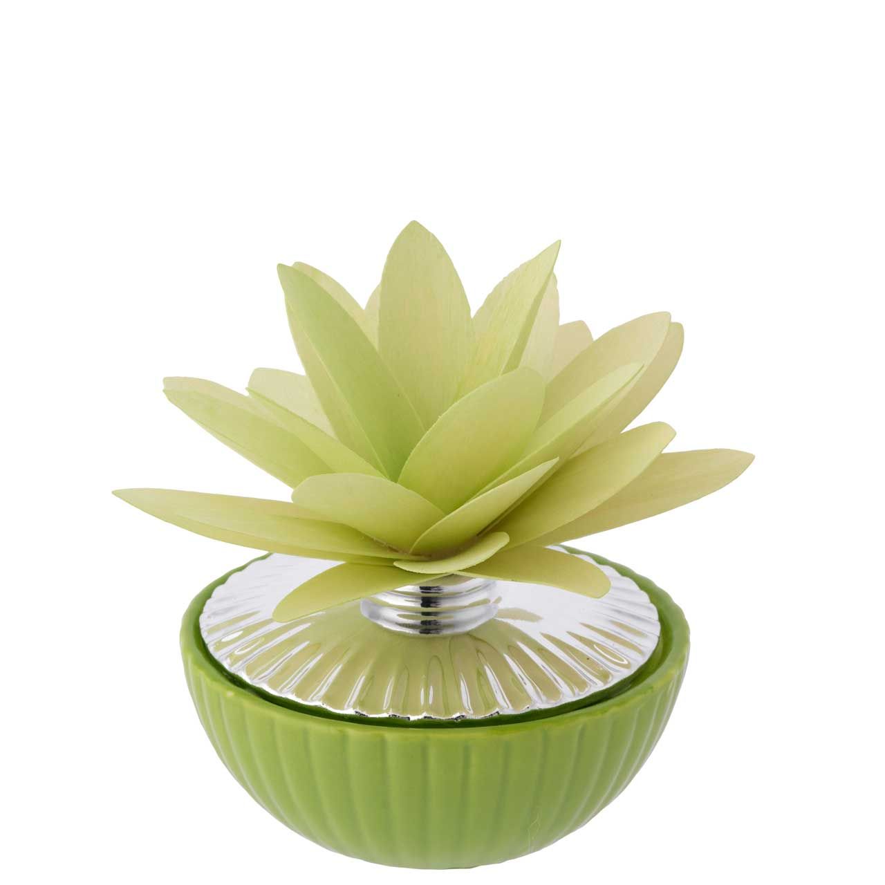 1/2 SFERA D. 9 BICOLORE CON DIFFUSORE DALIA VERDE